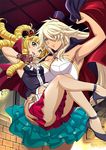  arms hair ikkitousen legs minamoto_kurou_yoshitsune_(ikkitousen) musashibou_benkei_(ikkitousen) 