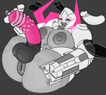  &lt;3 &lt;3_eyes 2018 anthro anus armor balls big_breasts big_butt big_penis black_and_white blizzard_(disambiguation) blush breasts butt butt_focus dickgirl digital_media_(artwork) dildo erection group handjob helmet horn huge_breasts huge_butt humanoid_penis intersex living_machine machine mechamonkeyz monochrome nipples not_furry omnic orisa_(overwatch) overwatch penis presenting presenting_anus puffy_anus ranged_weapon rear_view robot sex sex_toy simple_background smile spreading thick_thighs video_games weapon wide_hips 