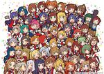  6+girls akizuki_ritsuko amami_haruka aoba_misaki artist_request baba_konomi baseball_mitt black_hair black_neckwear blonde_hair blue_eyes blue_hair blue_skirt blush brown_eyes brown_hair chibi closed_eyes copyright crown crown_hair_ornament emily_stewart everyone fukuda_noriko futami_ami futami_mami ganaha_hibiki glasses green_eyes green_hair hagiwara_yukiho hair_ornament hair_ribbon hakozaki_serika handa_roko heart highlights hoshii_miki ibuki_tsubasa idol_clothes idolmaster idolmaster_(classic) idolmaster_million_live! idolmaster_million_live!_theater_days jacket julia_(idolmaster) kasuga_mirai kikuchi_makoto kinoshita_hinata kisaragi_chihaya kitakami_reika kitazawa_shiho kousaka_umi light_blue_hair light_brown_hair looking_at_another looking_at_viewer maihama_ayumu makabe_mizuki matsuda_arisa minase_iori miura_azusa miyao_miya mochizuki_anna mogami_shizuka momose_rio multicolored_hair multiple_girls nagayoshi_subaru nakatani_iku nanao_yuriko necktie nikaidou_chizuru nonohara_akane official_art one_eye_closed oogami_tamaki open_mouth orange_eyes orange_hair otonashi_kotori pink_eyes pink_hair purple_eyes purple_hair red_eyes red_hair red_jacket ribbon sakuramori_kaori satake_minako shijou_takane shimabara_elena shinomiya_karen shiny_trinity shiraishi_tsumugi silver_hair skirt smile star starry_background suou_momoko takagi_junjirou takatsuki_yayoi takayama_sayoko tanaka_kotoha tenkuubashi_tomoka tokoro_megumi tokugawa_matsuri toyokawa_fuuka white_background yabuki_kana yellow_eyes yokoyama_nao |_| 