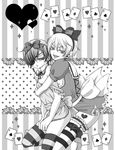  2boys alice_in_wonderland alois_trancy bottomless ciel_phantomhive cosplay costume crossdress crossdressing kuroshitsuji male male_focus multiple_boys thighhighs trap 