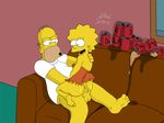  homer_simpson lisa_simpson nac_nac tagme the_simpsons 