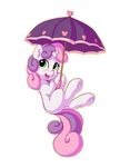  2018 alpha_channel bobdude0 equine female friendship_is_magic hair hi_res hooves horn mammal multicolored_hair my_little_pony open_mouth simple_background solo sweetie_belle_(mlp) transparent_background two_tone_hair umbrella unicorn young 