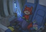  anthro canine clothing custom_character_(sonic_forces) eyes_closed fangs gloves male mammal open_mouth rabbig saliva sleeping solo sonic_(series) sonic_forces video_games wolf 