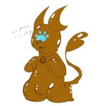  2018 3_fingers 4_toes anthro bulge collar cometchu dialogue digital_drawing_(artwork) digital_media_(artwork) drone english_text eyeless feet foot_fetish hi_res hypnosis kneeling male mammal mind_control nintendo nude open_mouth pok&eacute;mon pok&eacute;mon_(species) raichu rodent rubber shiny simple_background smile solo spiral text toes video_games white_background 