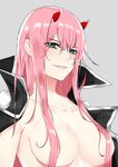  bba1985 cleavage darling_in_the_franxx horns zero_two_(darling_in_the_franxx) 