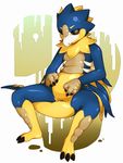  2013 3_fingers 3_toes abstract_background anthro avian beak claws clothed clothing costume digital_drawing_(artwork) digital_media_(artwork) fursuit kastronome kastronome_(character) male rubber shiny simple_background solo toe_claws toes 