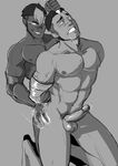  2boys abs anal bara booty_electric clenched_teeth evil_grin forced male_focus multiple_boys muscle nude pecs penetration penis rape restrained sex tagme tears thrusting voltron yaoi 