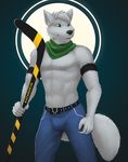  bulge canine hockey invalid_color katarhein male mammal solo sport wolf 