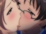  1boy 1girl fusano fusano_tomoka hetero kiss milk_junkies 
