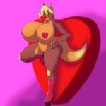  &lt;3 angrypotato96 anthro big_breasts big_butt breasts butt canine clothed clothing female footwear fox high_heels huge_breasts hyper hyper_breasts lipstick looking_at_viewer makeup mammal mostly_nude pasties platform_footwear platform_heels pussy_tape shoes skimpy solo standing thick_lips thick_thighs voluptuous 