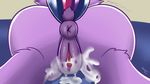  16:9 2017 after_sex anus butt clitoral_winking clitoris close-up cum cum_in_pussy cum_inside dock english_text equine female feral friendship_is_magic fur hair horse lying mammal multicolored_hair my_little_pony on_front pony presenting presenting_anus presenting_pussy purple_fur pussy raised_tail solo stargazer text twilight_sparkle_(mlp) 