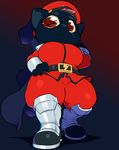  0r0ch1 2018 anthro capcom cape cat clothed clothing cosplay digital_media_(artwork) feline female hat m_bison mae_(nitw) mammal night_in_the_woods solo street_fighter video_games 