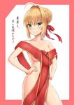  fate/extra fate/grand_order fate/stay_night furan_(pixiv20237436) naked_ribbon saber_extra 