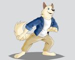  2018 anthro canine clothing digital_media_(artwork) fur greydaboy hi_res male mammal 