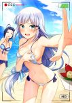  bikini jai_(whany1998) miura_azusa shiraishi_tsumugi swimsuits the_idolm@ster the_idolm@ster_million_live! the_idolm@ster_million_live!_theater_days 