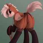  2017 anatomically_correct anatomically_correct_pussy animal_genitalia animal_pussy anus blush butt clitoral_winking clitoris clothing collar color_edit colored dock edit equine equine_pussy eyelashes fan_character feathered_wings feathers female feral fur garter_belt garter_straps graboiidz grey_background hair inner_ear_fluff leash legwear looking_back mammal mostly_nude my_little_pony pegasus petplay portrait puffy_anus pussy red_eyes roleplay ruby_rustfeather short_hair simple_background smile solo standing stockings thigh_highs transgressors-reworks white_hair wings 