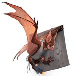  2017 alradeck anthro bat brown_fur clothed clothing digital_media_(artwork) fur male mammal membranous_wings solo wings 
