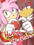  &lt;3 aimyneko amy_rose anthro clothing duo english_text female gloves hedgehog holidays male male/female mammal shadow_the_hedgehog sonic_(series) text valentine&#039;s_day video_games 