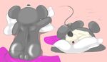  2016 backsack balls da~blueguy disney male mammal mickey_mouse mouse rodent sleeping solo 