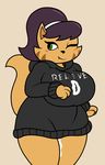  2018 anthro big_breasts blush bottomless breasts cat clothed clothing cum cum_in_pussy cum_inside digital_media_(artwork) feline female hair mammal mature_female mr.under mrs._katswell nickelodeon simple_background smile sweater t.u.f.f._puppy 