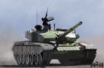  digital_camouflage dueck dust ground_vehicle military military_vehicle motor_vehicle no_humans original tank tank_focus type_99_tank 