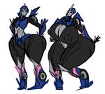  alien arcee autobot big_breasts big_butt blue_eyes breast_expansion breasts butt butt_expansion female huge_breasts huge_butt hyper hyper_breasts kevemperor machine nipples not_furry robot sketch solo standing thick_thighs transformers transformers_prime wide_hips 