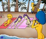  bart_simpson lisa_simpson marge_simpson mole sherri terri the_simpsons wdj 