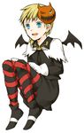  artist_request blonde_hair blue_eyes breasts cosplay kingdom_hearts kingdom_hearts_ii lowres namine pantyhose short_hair small_breasts solo sora_(kingdom_hearts) sora_(kingdom_hearts)_(cosplay) the_nightmare_before_christmas 