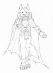  agent_(artist) bat cape clothing costume gloves grin looking_at_viewer male mammal pose smile teeth vampire 
