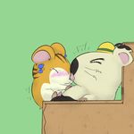  2018 blush boss_(hamtaro) da~blueguy hamster hamtaro_(series) hat licking male male/male mammal penis rodent stan_(hamtaro) tears tongue tongue_out 