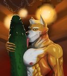  2018 athletic big_penis canine digital_media_(artwork) fellatio fox fox_mccloud general_scales huge_penis humanoid_penis invalid_color it&#039;ll_never_fit jojobizad licking male male/male mammal muscular nintendo oral penis penis_lick scalie sex size_difference star_fox sweat tongue tongue_out video_games 