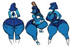  alien baseball_(disambiguation) baseball_bat big_breasts big_butt blue_eyes blue_hair blue_skin breasts butt cartoon_network clothed clothing cute female gem gem_(species) hair huge_breasts huge_butt humanoid kevemperor lapis_lazuli_(disambiguation) lapis_lazuli_(steven_universe) looking_at_viewer not_furry pants shirt simple_background sketch smile solo standing steven_universe thick_thighs white_background wide_hips 