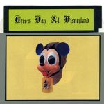  2005 album_cover ambiguous_gender cover disney gas_mask human lauren_bousfield mammal mask mouse nero&#039;s_day_at_disneyland rodent simple_background world_war_2 yellow_background 