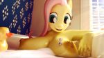  3d_(artwork) anthro big_breasts blender_(disambiguation) breasts canine digital_media_(artwork) equine female fluttershy_(mlp) friendship_is_magic hair mammal micro my_little_pony nude rubber_duck smile telehypnotic 