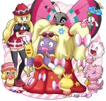  espurr floette jynx pokemoa pokemon pokemon_(game) serena_(pokemon) smoochum swirlix vivillon 