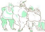  anthro big_breasts breasts canine caprine clothed clothing female footwear gas_mask goat green_theme group huge_breasts hyper hyper_breasts jintonic legwear mammal mask nipples reptile scalie snake standing stockings 