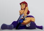  ass breasts dc face_in_ass facesitting female_only nipples photoshop raven_(dc) ravenravenraven starfire tagme teen_titans yuri 