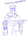  age_difference anthro baby belly big_breasts breasts cat child clothed clothing daughter dialogue english_text eyelashes family fangs feline female greasymojo_(artist) hair mae_(nitw) mammal mature_female midriff mother mother_and_child mother_and_daughter mother_and_son navel night_in_the_woods notched_ear parent shirt slightly_chubby son t-shirt text thick_thighs tight_clothing video_games whiskers wide_hips young 