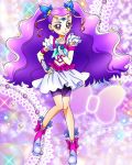  blush dress long_hair magical_girl milky_rose purple_hair smile twintails violet_eyes 