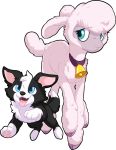  2018 alpha_channel ambiguous_gender canine caprine dog duo feral fizzy-dog fur hi_res mammal open_mouth pom_(tfh) sheep simple_background them&#039;s_fightin&#039;_herds tongue tongue_out transparent_background 