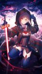  armor fate/grand_order heroine_x_alter natsu_tora open_shirt sword thighhighs 