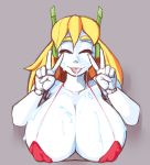  after_sex big_breasts blonde_hair bra breasts bukkake bust_portrait cave_story clothing cum cum_on_face cum_on_nipples curly_brace female hair humanoid latchk3y machine nipples not_furry portrait robot solo tongue tongue_out underwear video_games 