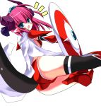  armor bikini bikini_armor blue_eyes blush cape curled_horns dragon_horns dragon_tail elizabeth_bathory_(brave)_(fate) elizabeth_bathory_(fate)_(all) fate/extra fate/extra_ccc fate/grand_order fate_(series) high_heels highres holding_shield horns pauldrons pink_hair pointy_ears red_armor red_bikini ruugaruu shield shoulder_armor silver_trim solo swimsuit tail thighs white_cape 