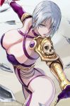  1girl ass blue_eyes breasts cleavage isabella_valentine large_breasts revealing_clothes soul_caliber tea_(nakenashi) 