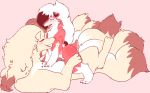  2017 3_fingers 3_toes ambiguous_penetration anthro anthro_on_feral bestiality black_nose blue_eyes blush canine claws cowgirl_position digital_media_(artwork) dipstick_tail drooling duo embrace female feral folded_ears fur hair larger_male lycanroc lying male male/female mammal midnight_lycanroc multi_tail multicolored_fur multicolored_tail navel ninetales nintendo on_back on_top penetration pok&eacute;mon pok&eacute;mon_(species) red_fur red_theme rokonrico_(artist) saliva sex simple_background size_difference star tan_fur teeth toe_claws toes tongue tongue_out two_tone_fur video_games white_fur white_hair 