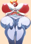  &lt;3 2018 anthro big_breasts breasts canine clothing digital_media_(artwork) female huge_breasts hyper hyper_breasts looking_at_viewer mammal solo thick_thighs vhsdaii 