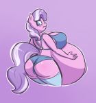  anthro big_breasts big_butt blush breasts butt clothing diamond_tiara_(mlp) female forfun41 friendship_is_magic huge_breasts hyper hyper_pregnancy legwear my_little_pony panties pregnant thigh_highs underwear 