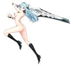  ass closers heels pantsu pasties photoshop red_star_alliance sword thong topless transparent_png violet_(closers) 