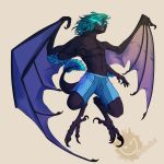  alpha_channel anthro clothed clothing hybrid male mecharoo simple_background solo topless transparent_background wings xkingbadwolf 