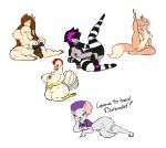  anthro avian balls bird breasts canine chicken dickgirl eddy-boy female group humanoid humanoid_penis intersex looking_at_viewer mammal masturbation mouse multiple_images nipple_suck nipples penis pregnant pussy reptile rodent scalie slightly_chubby smile spread_legs spreading sucking uncut wide_hips 
